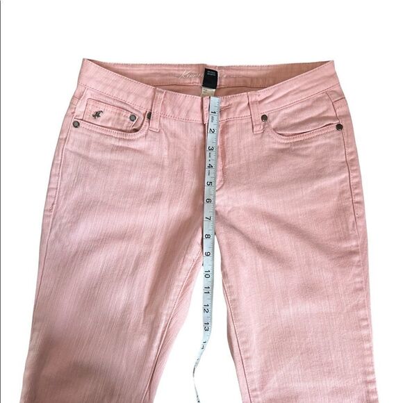 KENNETH COLE Pink Stretch Straight Leg Mid Rise Denim Jean 26 - Picture 4 of 10